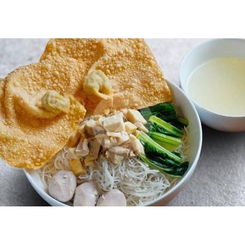 

bakso pangsit goreng
