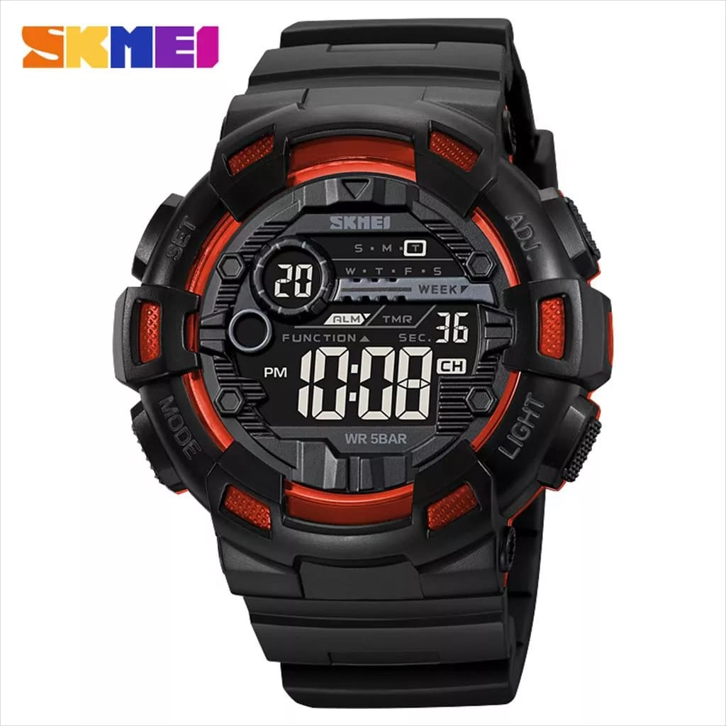 JAM TANGAN SKMEI 2110/JAM TANGAN PRIA DIGITAL STRAP KARET WATERRESISTENT