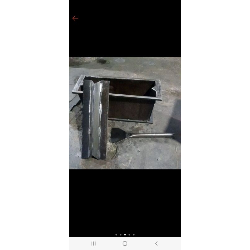 cetakan batako tebal 3mm 36x16x10cm