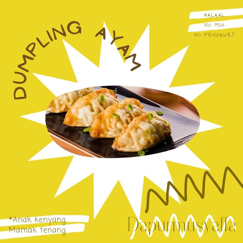 

Dumpling Ayam Udang Sayur No MSG MPASI