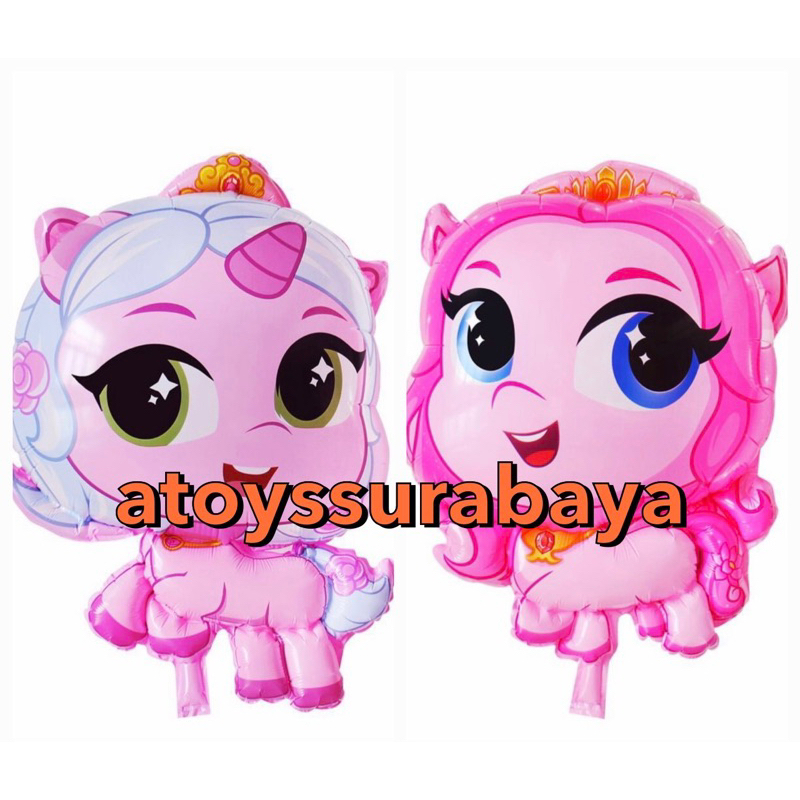 KUDA PONY BARU (BALON GAS/FOIL/TERBANG/KARAKTER)