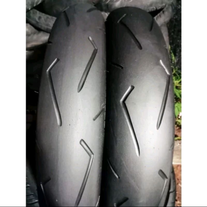 Ban Seken Sepasang Depan Belakang Uk 80/90 Ring 14, Merk Mizzle Mr01 Ban Soft. Compound