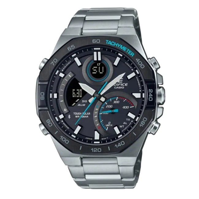 Casio EDIFICE ECB-950DB-1ADF Jam Tangan Pria Bluetooth Original