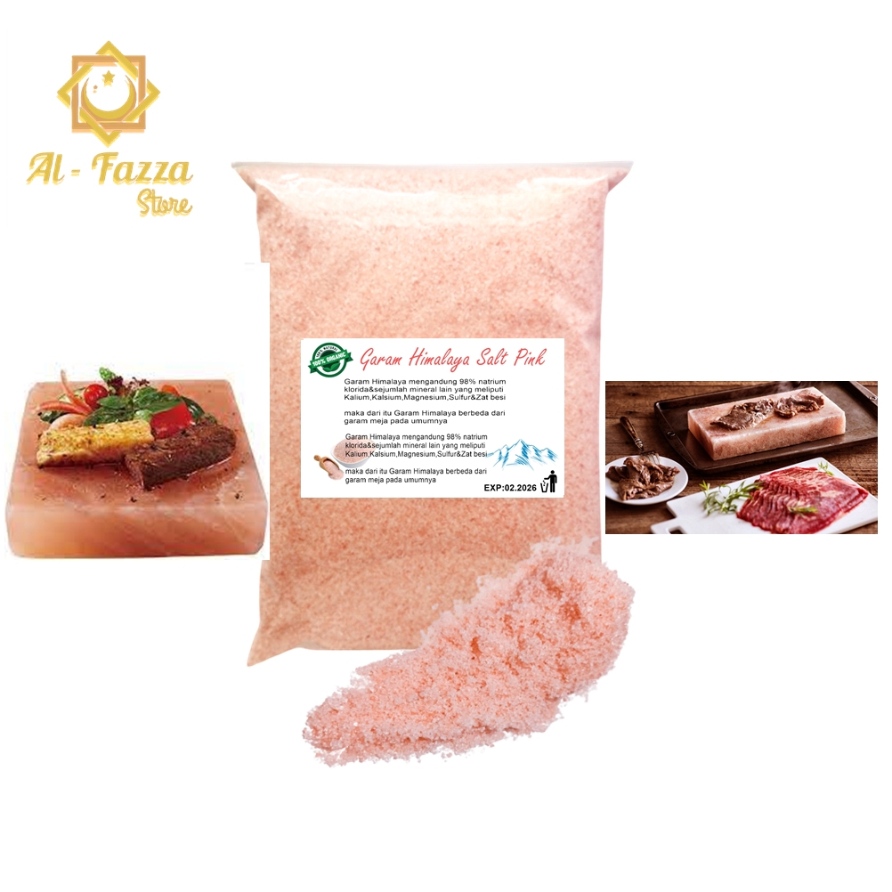 

Garam Himalaya 1kg - Himalayan Pink Salt Organic Fine