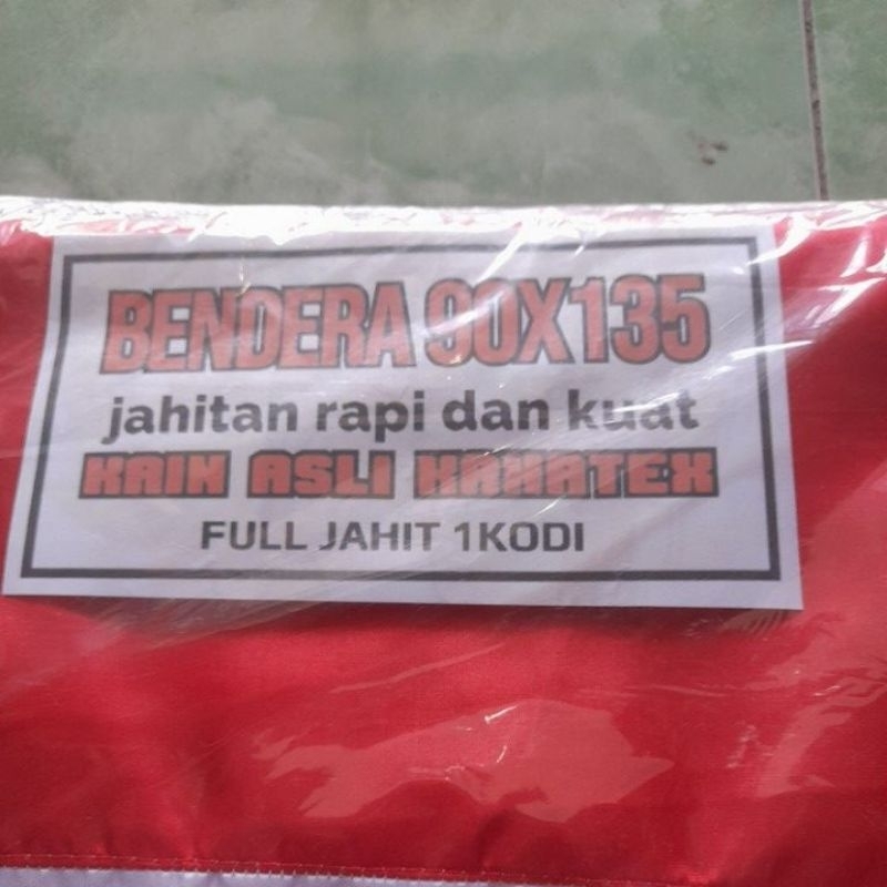 BENDERA MERAH PUTIH ukuran 90x135