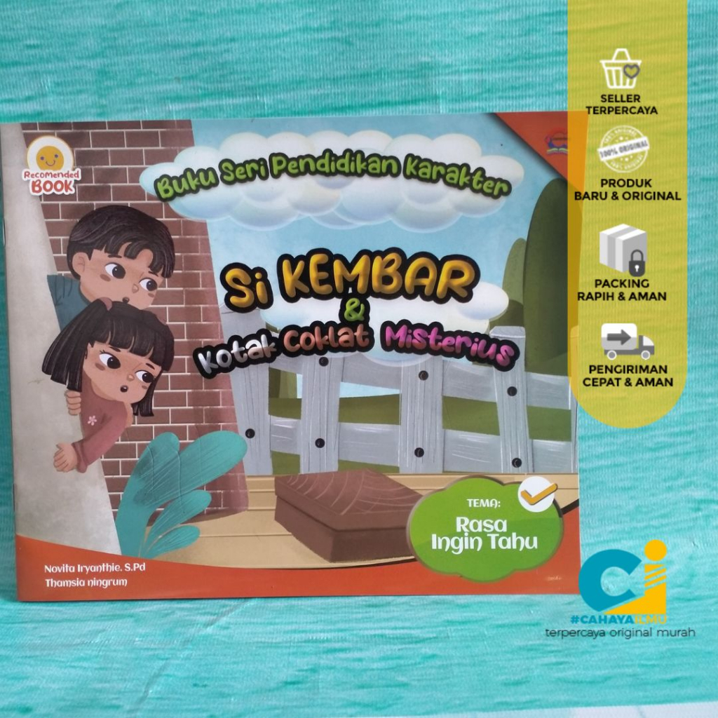 Buku Seri Pendidikan Karakter Si Kembar & Kotak Coklat Misterius. Tema (Rasa Ingin Tahu)