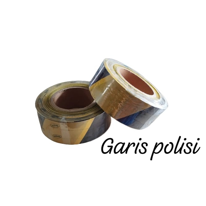 

Garis polisi line hitam & kuning 2" x 300 m