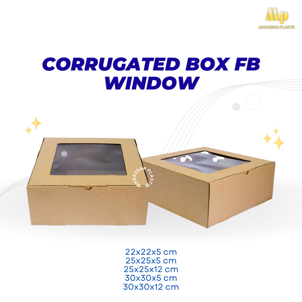 

Box Hampers Corrugated Window FB @10 Lbr