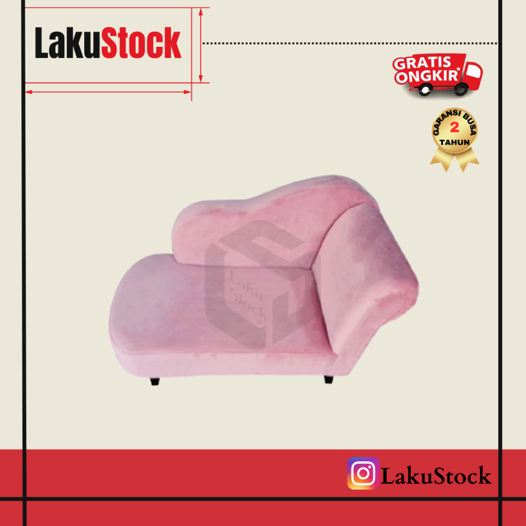 Sofa Anak Lucu Sofa Santai Anak Pink