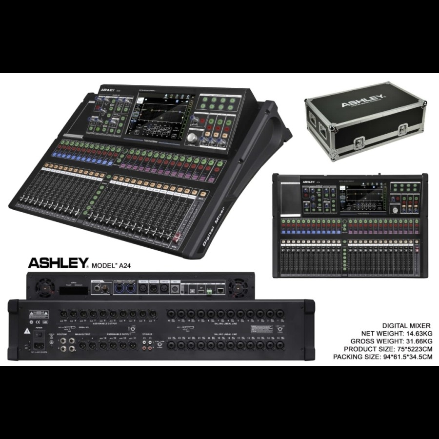 Mixer Digital Ashley A24 + Hardcase