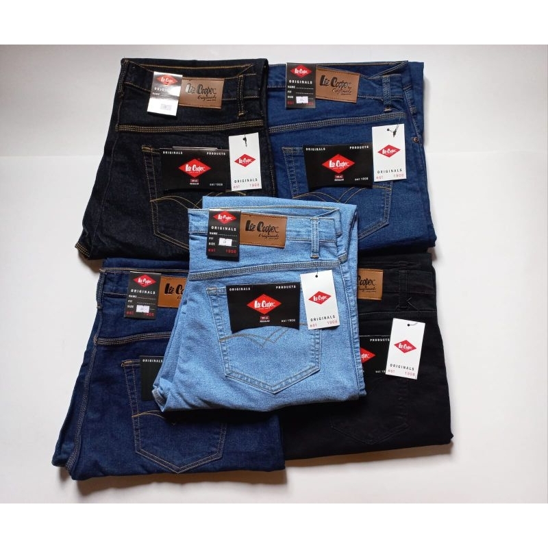Celana jeans jumbo pria bahan melar