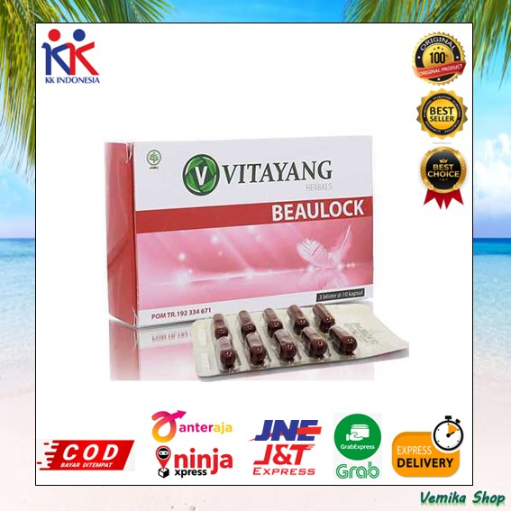 Vitayang Beaulock KK Indonesia Original Mejaga Kelembaban dan Elastisitas Kulit serta Mengurangi Gar