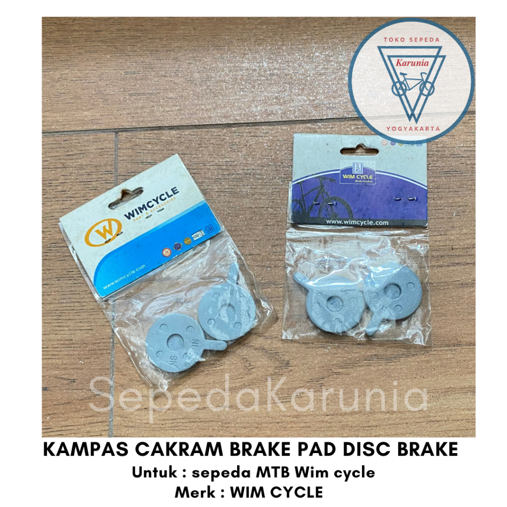 Kampas Cakram Brake Pad Disc Brake Sepeda MTB Merk Wim Cycle