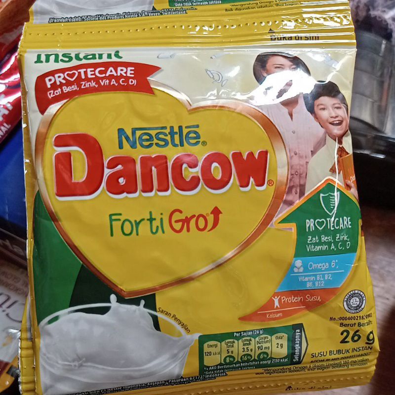 

dancow sachet 26 gr kemasan 1 rtg (10pcs)