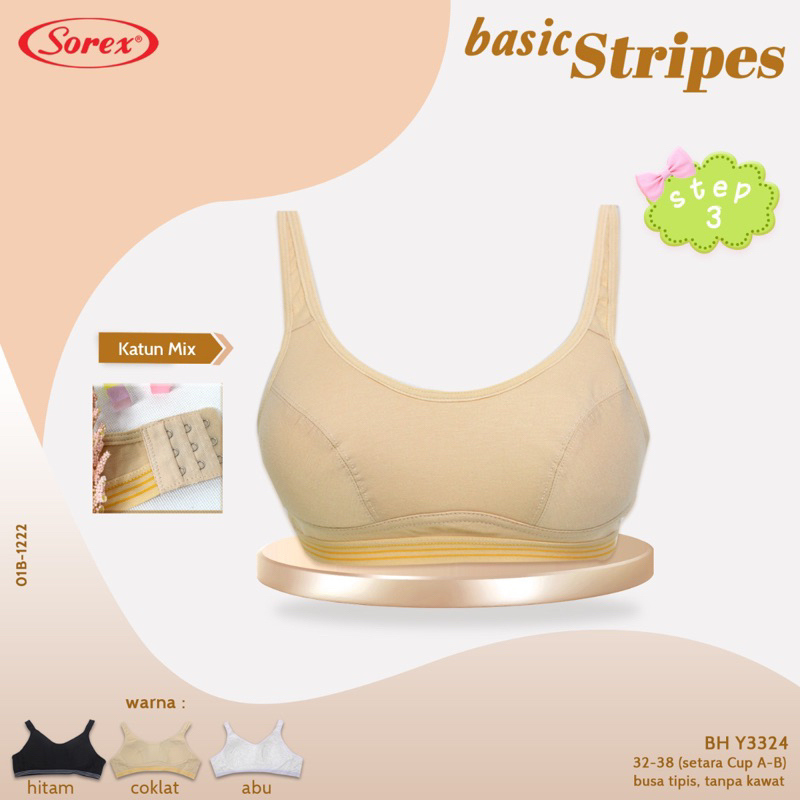 Bh miniset bra remaja bh anak remaja sorex Y3324