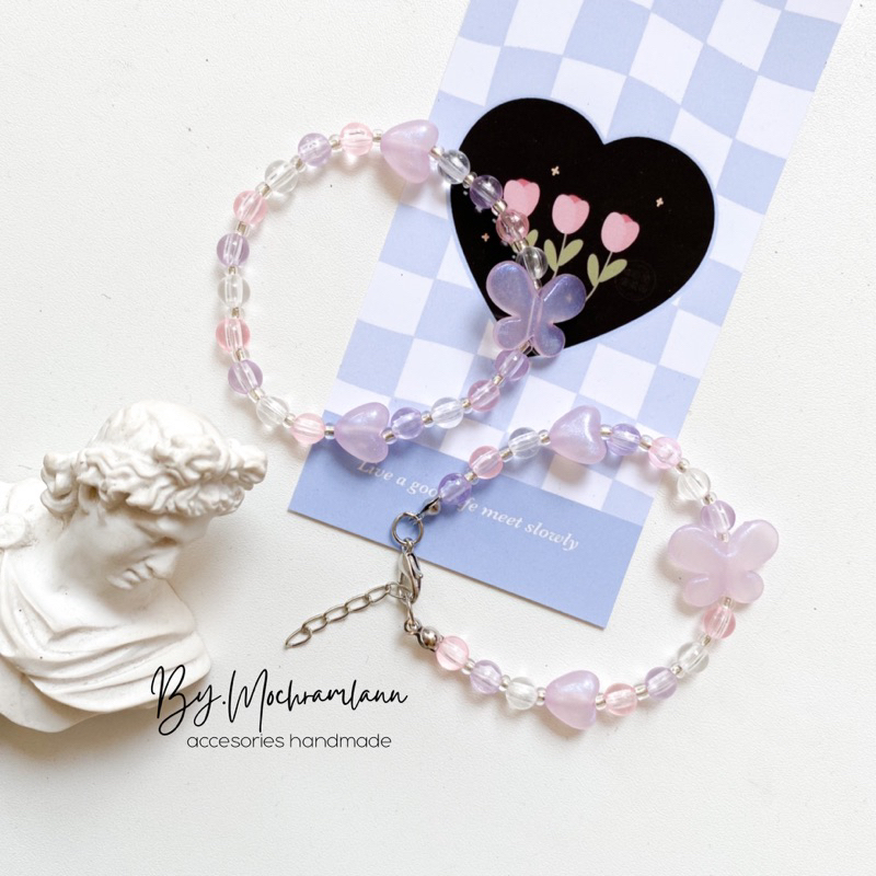 Gelang Cute Korea | Gelang Manik Aesthetic | Gelang Aksesoris Wanita