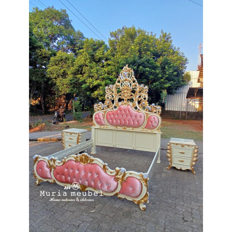 dipan mewah jati ukir jepara