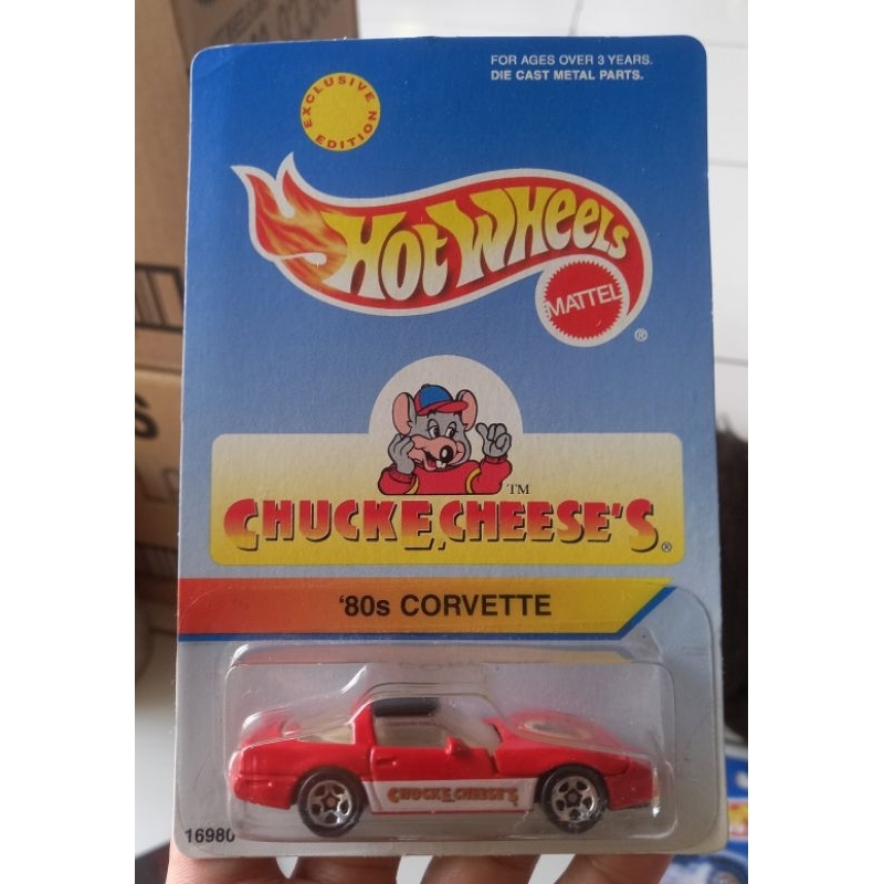hotwheels 80s CORVETTE CHUCKE CHEESE'S RARE VARIANT