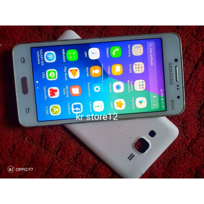 Hp seken samsung j2prem LTE siap pakai