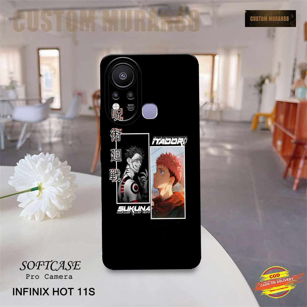 Case Infinix Hot 11S Terbaru - Fashion Case ANIME - Casing Hp Infinix Hot 11S - Softcase Pro Camera 