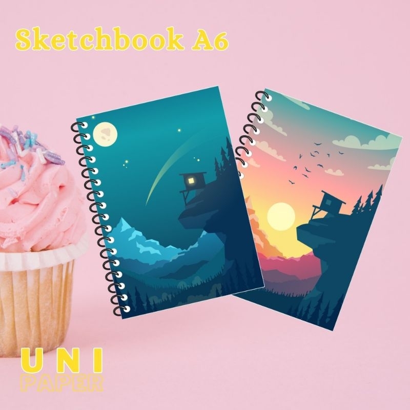 

SKETCHBOOK A6/BUKU GAMBAR POLOS/BUKU SKETSA AESTHETIC