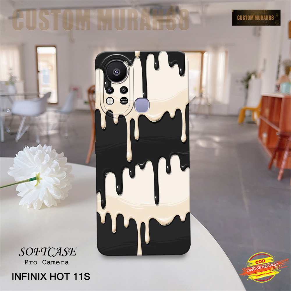 Case Infinix Hot 11S Terbaru - Fashion Case KRIM - Casing Hp Infinix Hot 11S - Softcase Pro Camera I