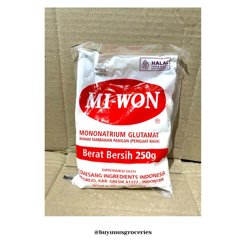 

MIWON Micin/Penyedap Rasa 50g - 250g/Per Pack