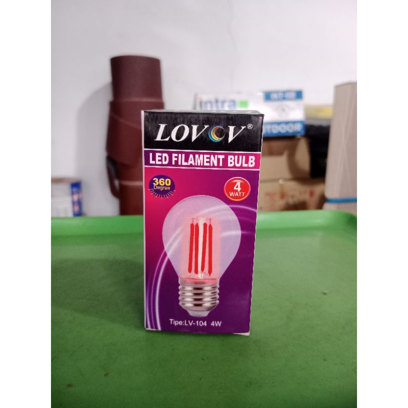 LED Filament Bulb (biru) 4watt