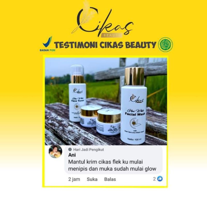 cream glow white cikas beauty