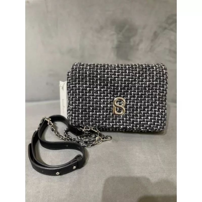 Tweed Zoey Bag Button Scarves SALE