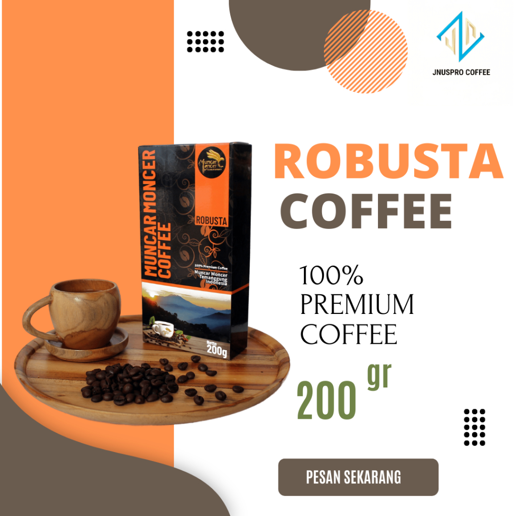 

Kopi Robusta Kualitas Premium Kopi Bubuk Asli Temanggung Murni Tanpa Campuran