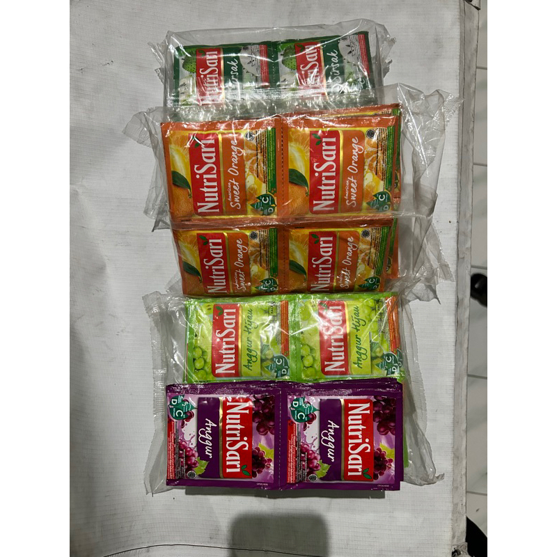 

Nutrisari anggur, sweet orange, c1000, sirsak