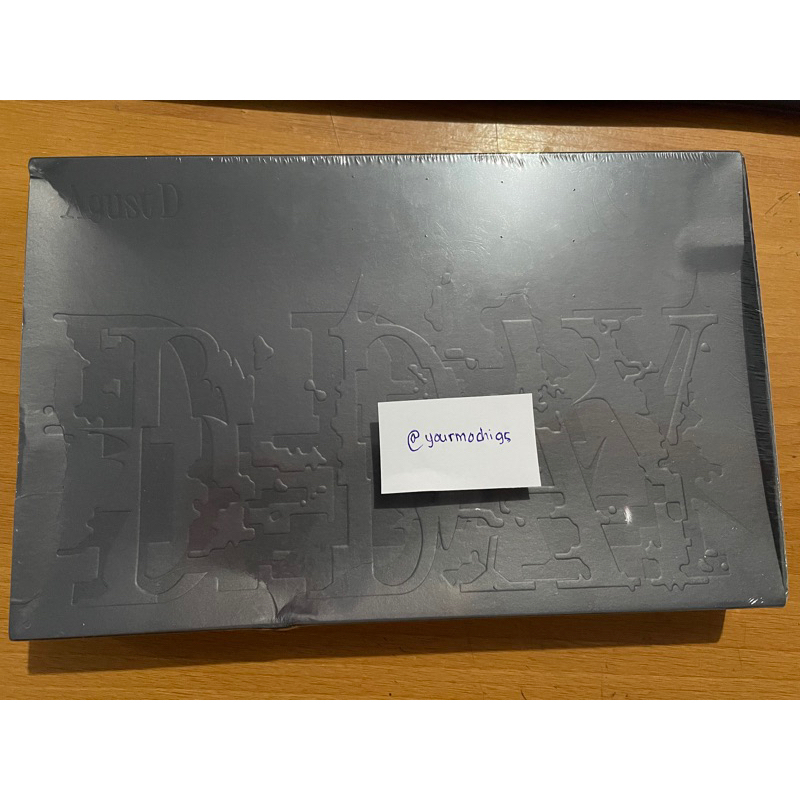 album dday suga yoongi ver 1 sealed