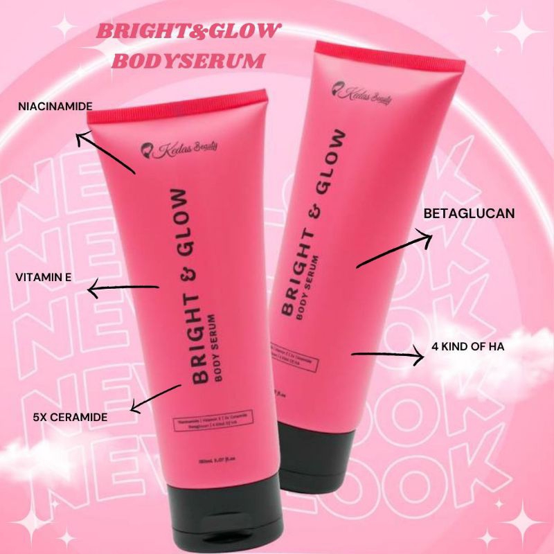 Bright & Glow Body Serum kedas beauty