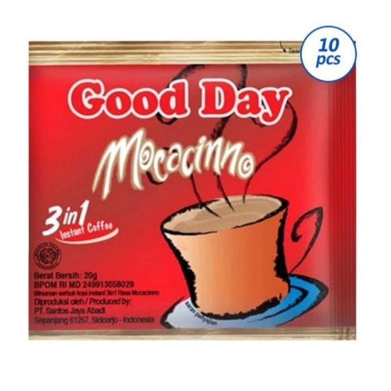 

GOOD DAY MOCACINNO 10 sachet