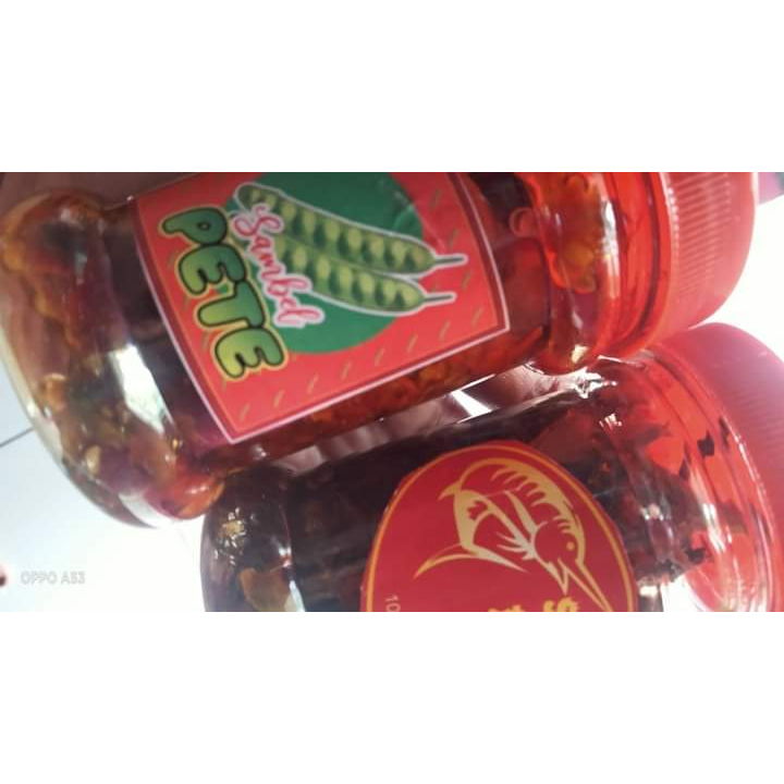 

sambal pete kemasan 150 ml botol