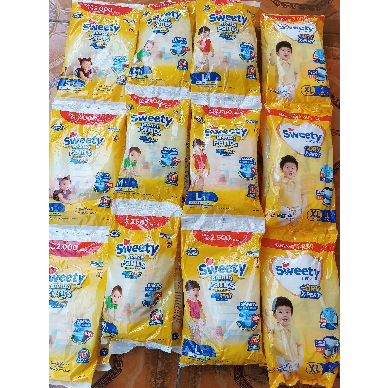 Sweety Renceng Rencengan S M L XL 1 pcs Popok Bayi