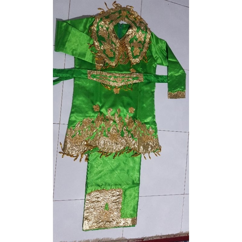 Baju adat minang bordir / baju tari minang bordir SMP