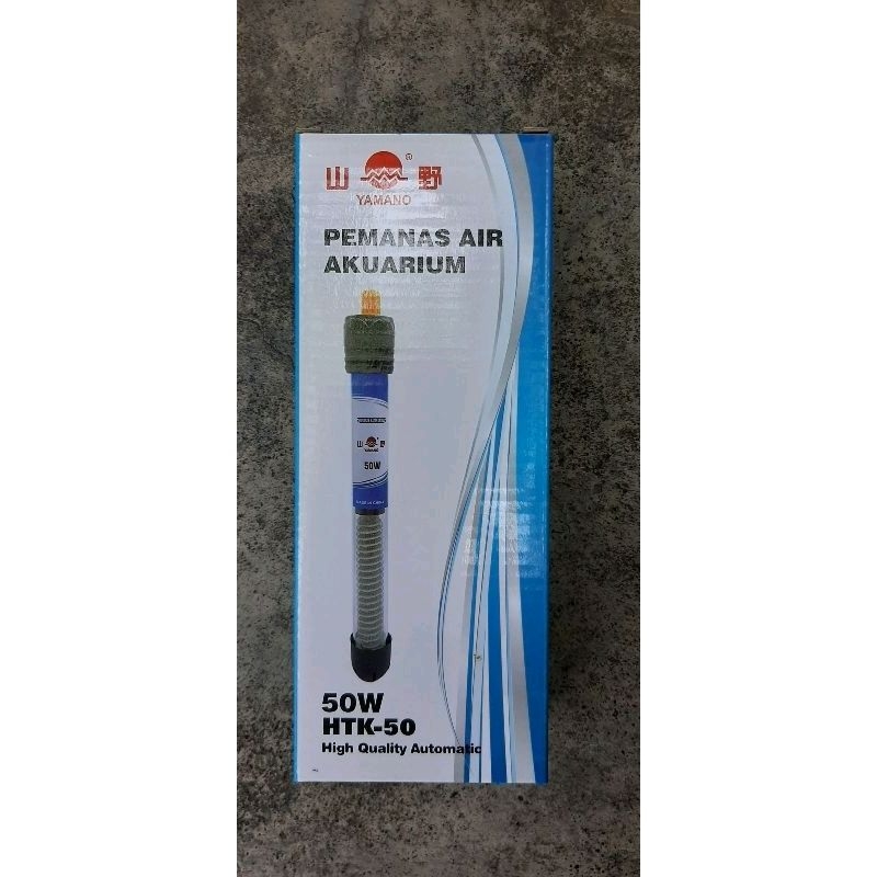 HEATER AQUARIUM YAMANO HTK 50W WATER HEATER PEMANAS AIR AQUARIUM