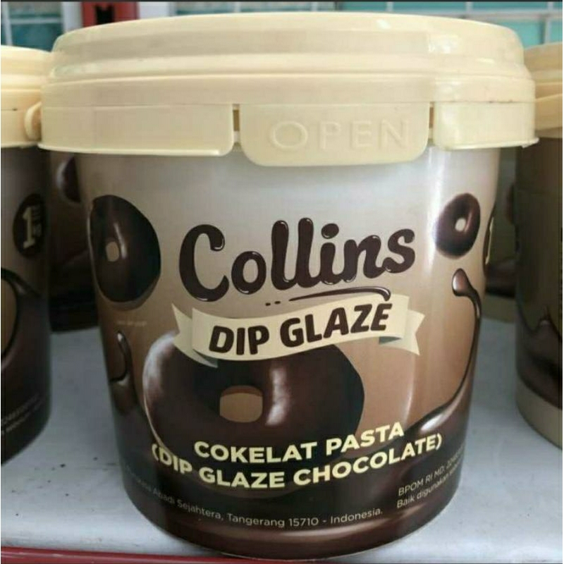 

Collins Dip Glaze coklat 1kg