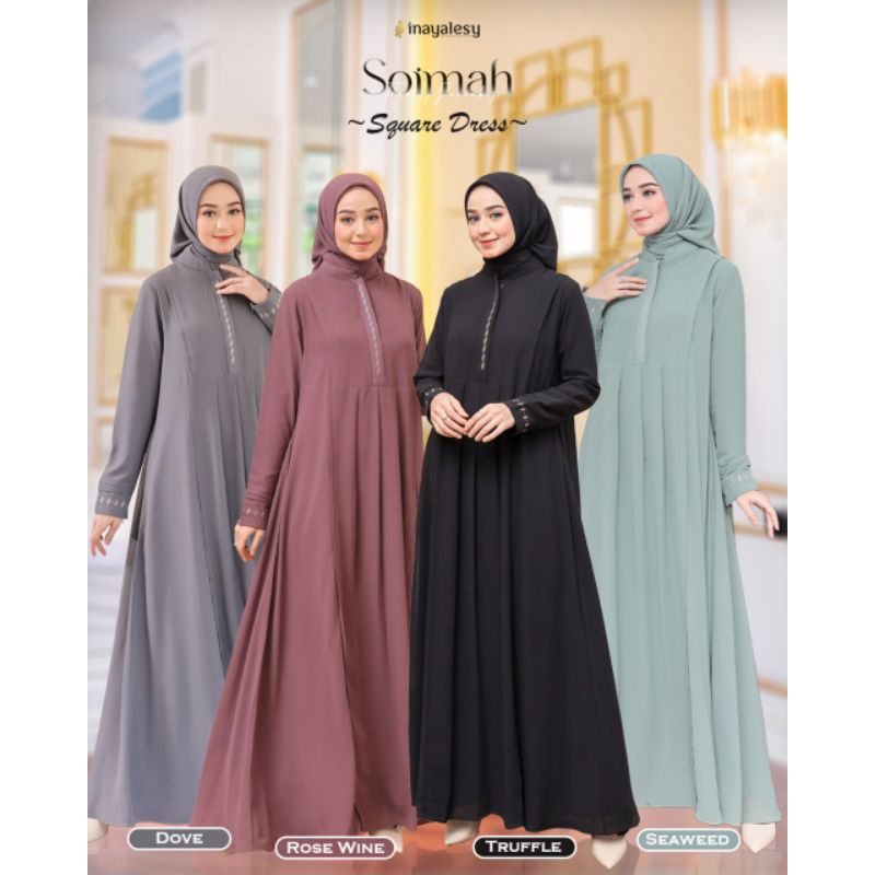 Soimah Series by Inayalesy-GAMIS POLOS-GAMIS SULTAN