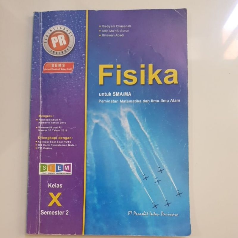 Original Buku Kimia dan Buku Fisika Kelas 10 Semester 2