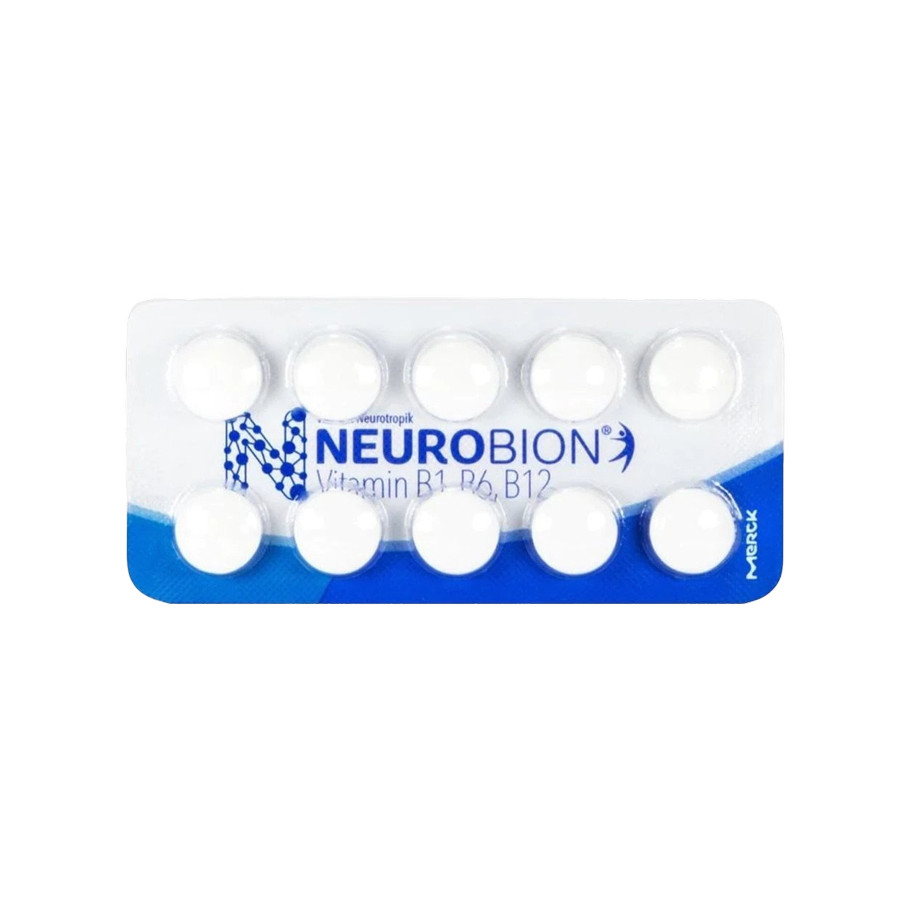 NEUROBION PUTIH VITAMIN B COMPLEX B1 B6 B12 10 TABLET / 1 STRIP