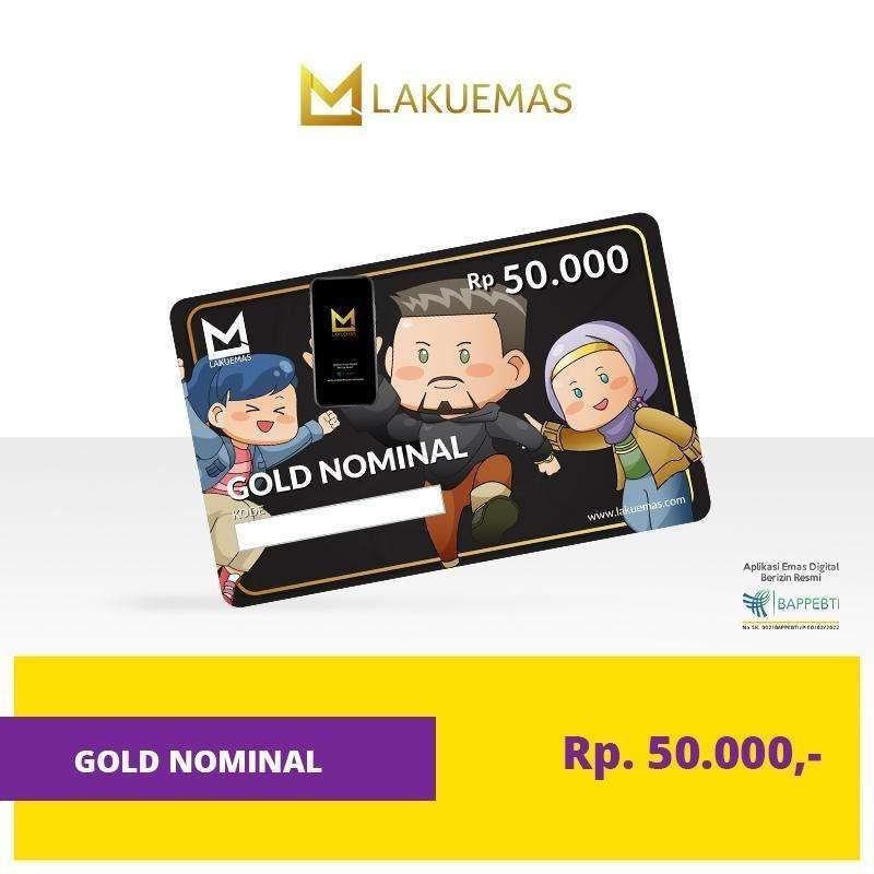 Lakuemas Voucher Fisik Nominal 50 Ribu