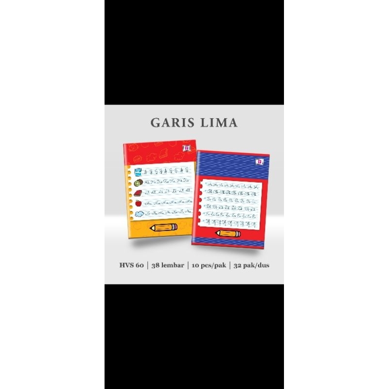 

Buku Tulis Tiara Garis Lima
