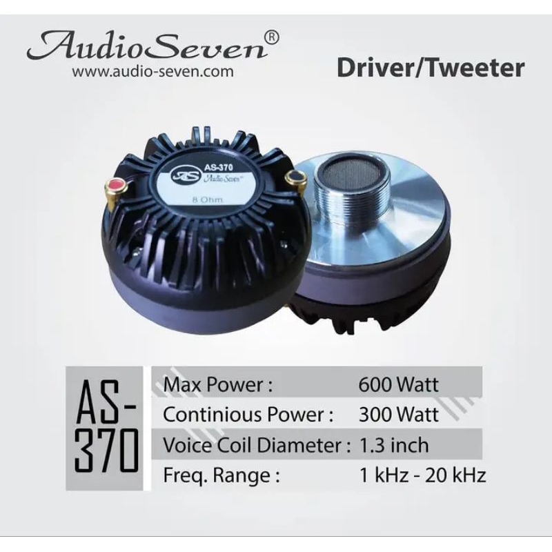 DRIVER TWEETER AUDIO SEVEN AS-370