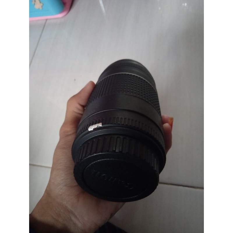 canon 60D second + lensa kit dan tele