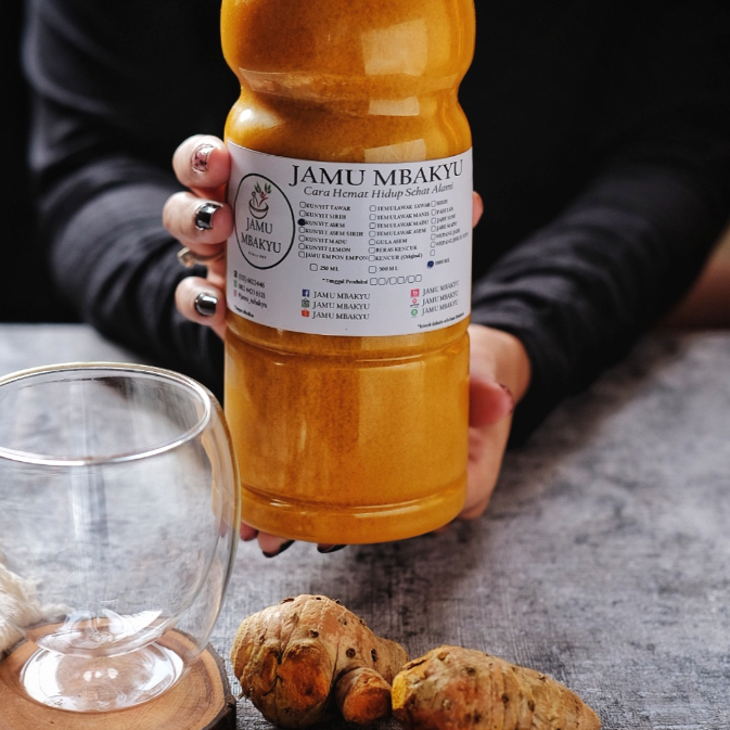 

Jamu Temulawak Manis Jamu Mbakyu 500ml | Jamu Temulawak