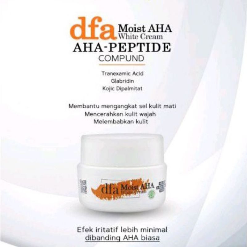 [100%ORI] DFA Moist AHA White Cream/Pelembab Wajah