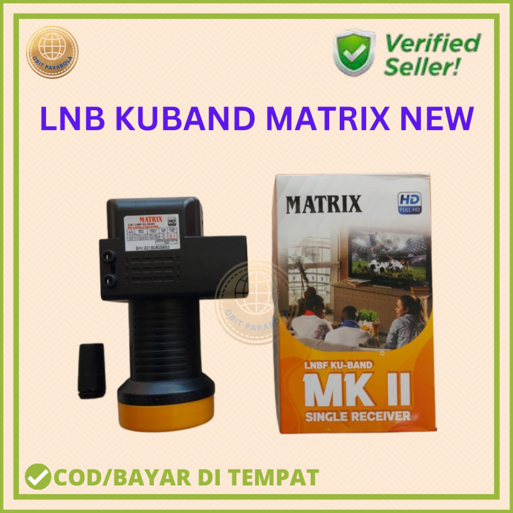 MATRIX LNB PARABOLA KUBAND SINGLE